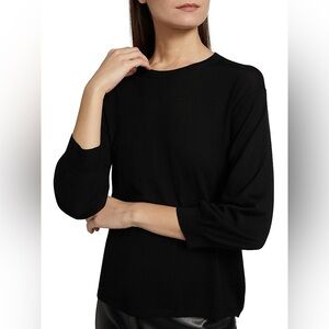 Max Mara Amici Virgin Wool Sweater. Size S. NWT. MSRP  $635. Call Out (see Pic)